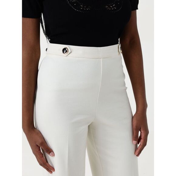 Twinset Pants Woman Pearl